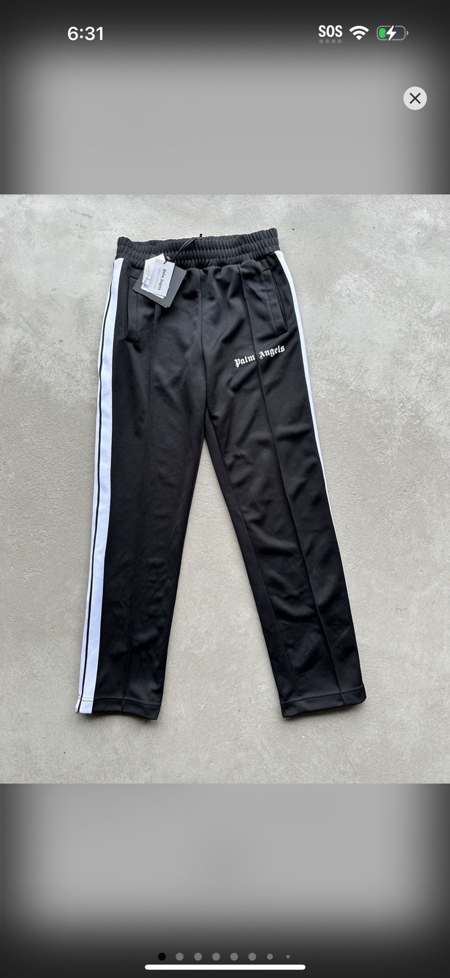 Palm Angles Track Pants Black