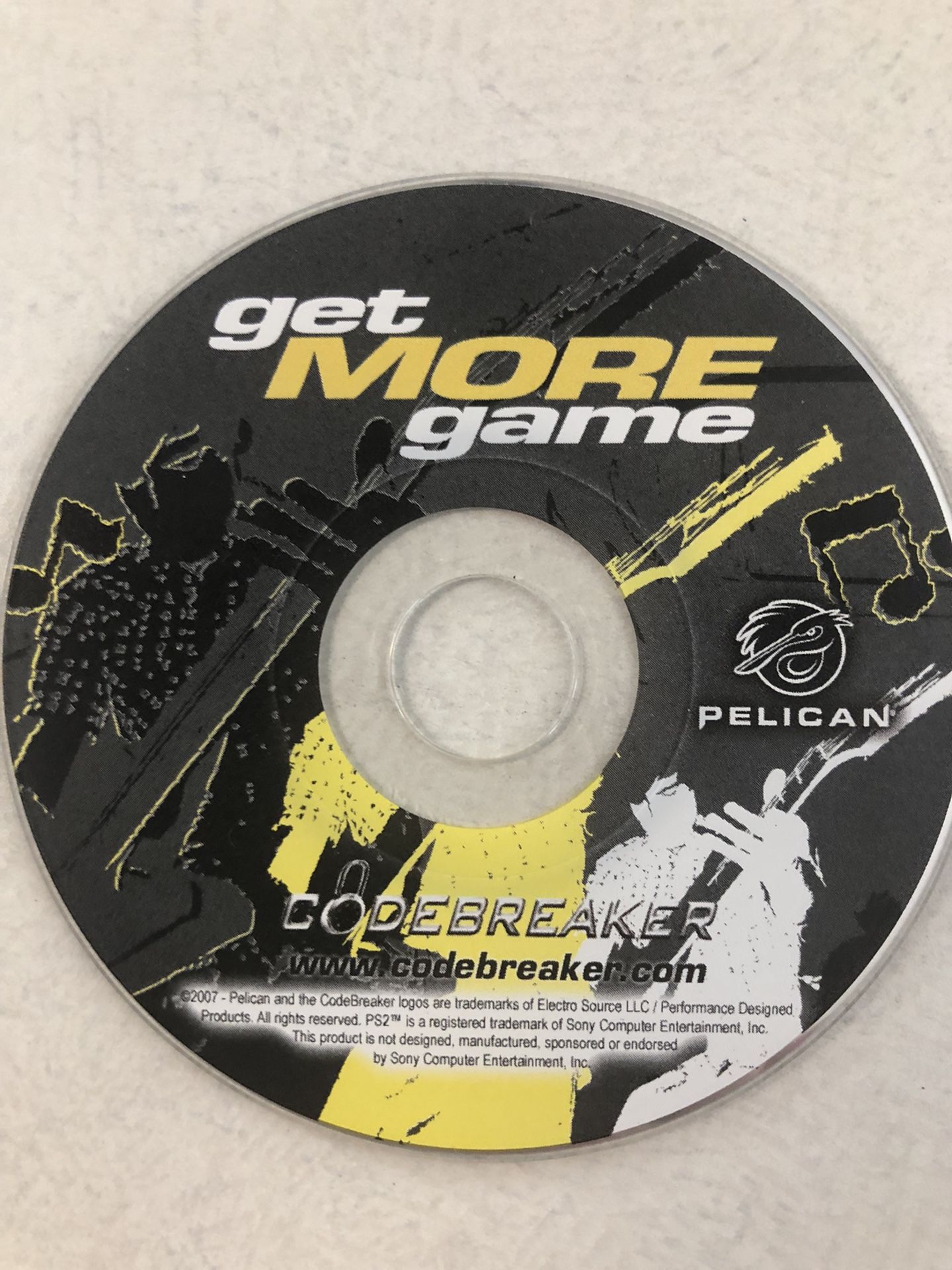 2007 PELICAN Code Breaker "Get More Game" PS2 Playstation 2 Video Gaming DISC
