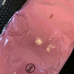 Supreme Small Box Logo Hooded Sweater Pink 