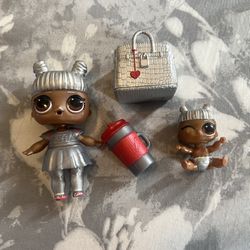 LOL Suprise Doll Tinz Silver Hair Set