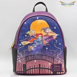 Loungefly Disney Hocus Pocus Cemetery Night Mini Backpack