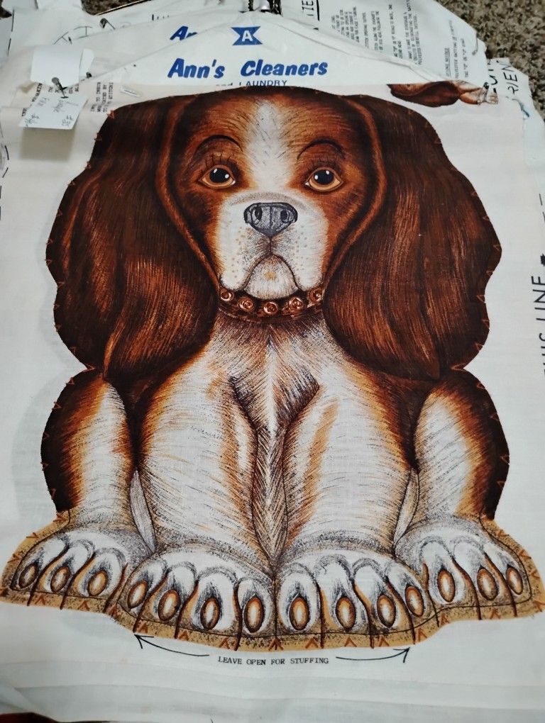Cut And Sew Pillow (Brown Dog)