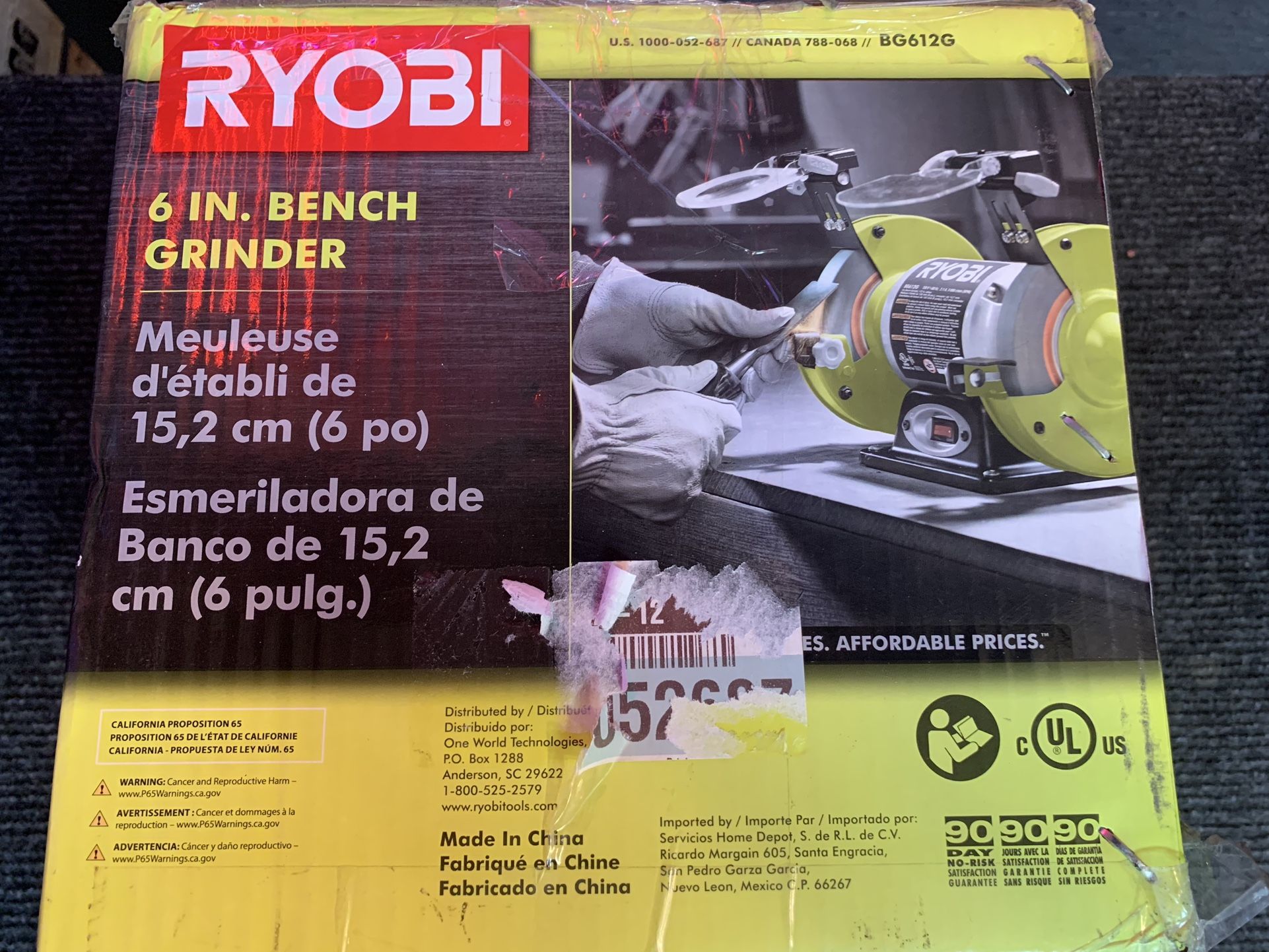 Ryobi BG612G 6” Bench Grinder for Sale in Chicago, IL OfferUp