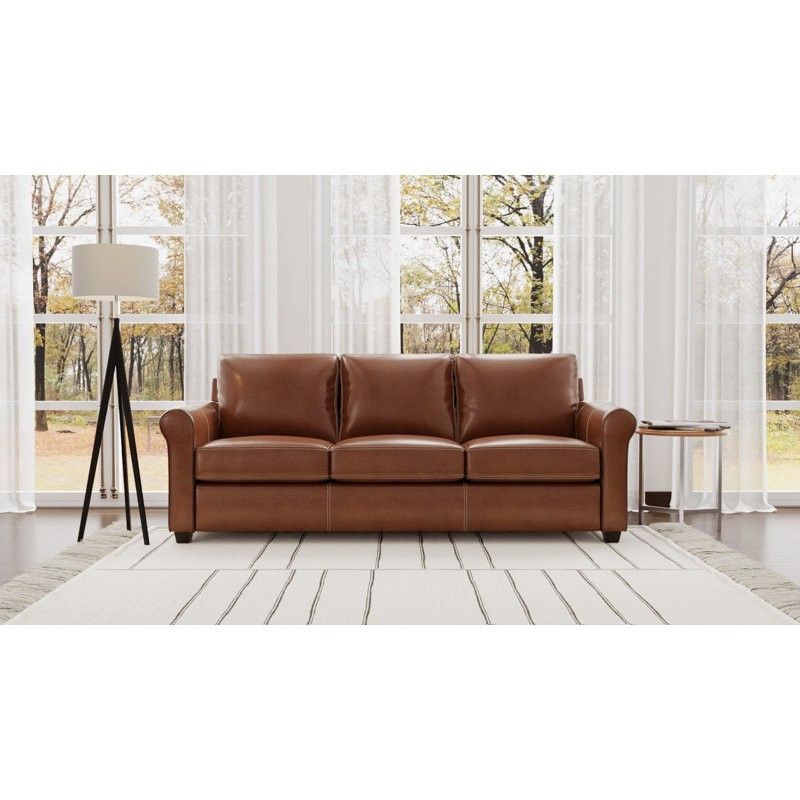 BIirch Lane Cataldo 84" Leather Sofa