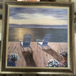 “Among Friends I” Museum Quality Paint On Canvas