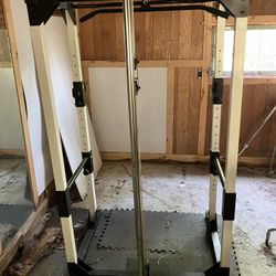 Weider Pro XT75 smith machine squat rack chin up pull up bar