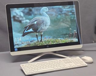 HP 22" All-in-One PC Desktop - Windows 10 / Intel Core Touchscreen