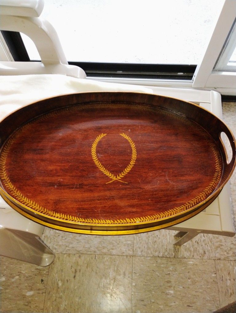 Wooden Tray Pickup Only Cash Price Is Firm Original Price $140