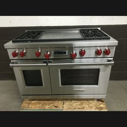 Wolf Range 48” Duel Fuel With 24” Griddle