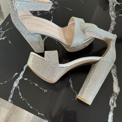 Platform Silver Heels 