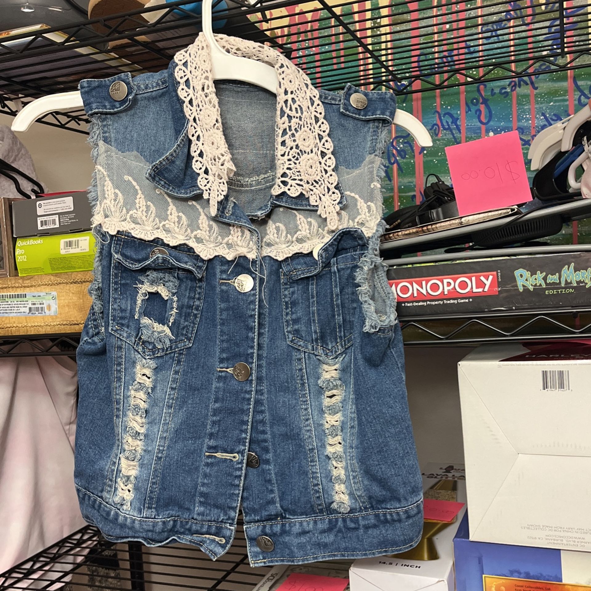 Denim vest