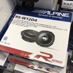 Alpine Rs-w12d4 On Sale Today For 399.99