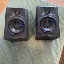 Pair Of M-Audio Speakers