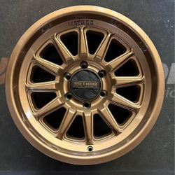 Brand New Method wheels set of (4) 17" MR323 gloss Bronze 6 lug