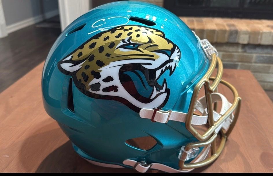 Jaguars Signed Helmet
