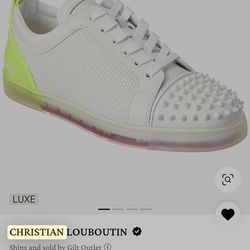 Christian Louboutin Fun Louis Junior Spike Sneaker