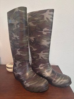 Kamik Women’s Camo Tall Waterproof Rain Boots