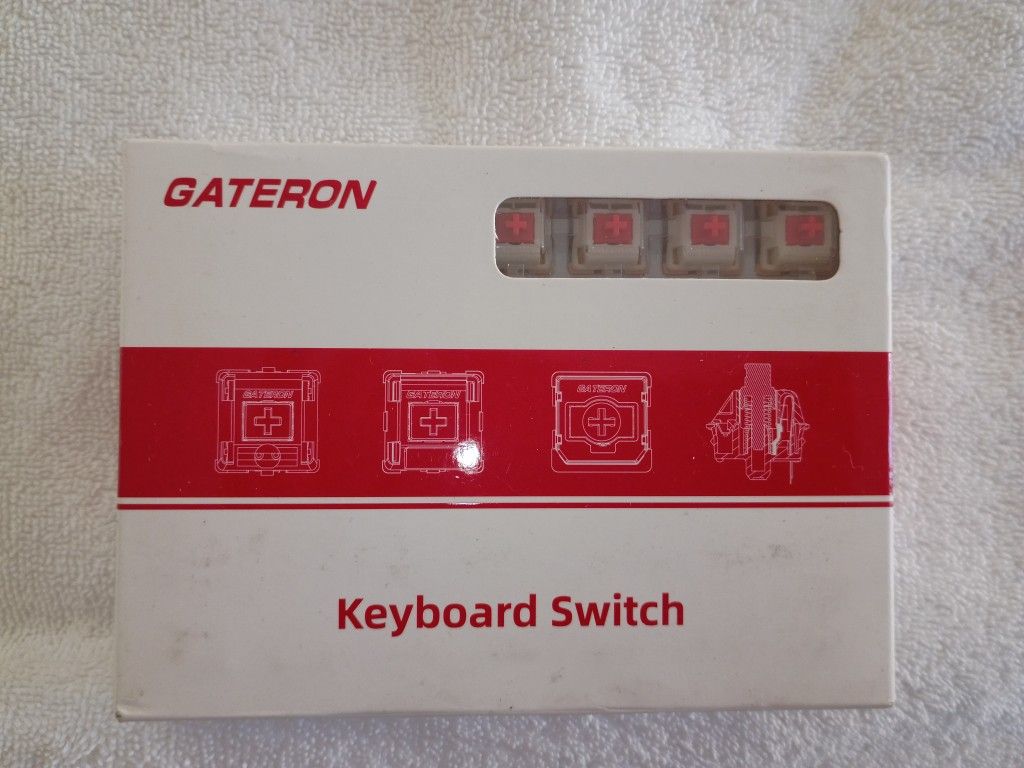Gateron Red Plus Keyboard Switch 35 Pcs Set