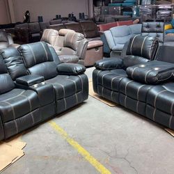 Brand New 2 Pieces Reclinables Sofá Set