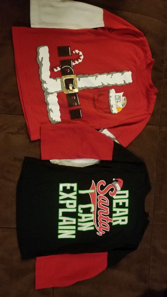 Christmas shirts! 4t toddler, unisex