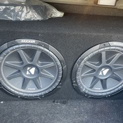 2 12 Subwoofers w/ Amp And Highs