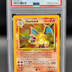 2000 POKEMON GAME BASE II 4 CHARIZARD-HOLO PSA 3