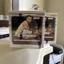 *NEED GONE*2 Topps Chrome 2024-25 Basketball