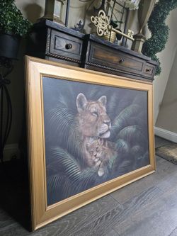 Beautiful LARGE 'Protective Love' Painting ONLY $30!!!!