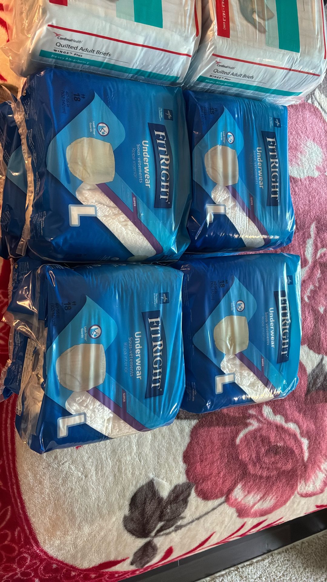 Adult Men  Diapers.      Great Deal.     10 Packages