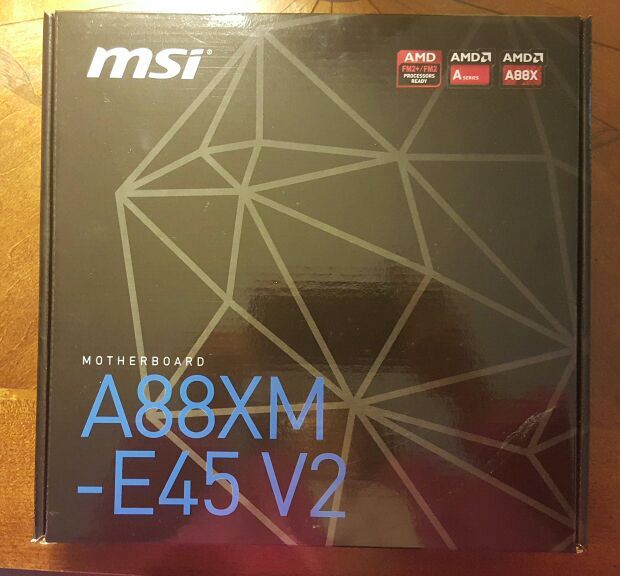 MSI A88XM-E45 V2 AMD FM2+ A88X mATX Motherboard - New / No UPC