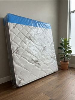New Organic Cotton Mattress in Plastic Wrap
