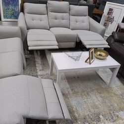 Set Of Power Recliners Sofas
