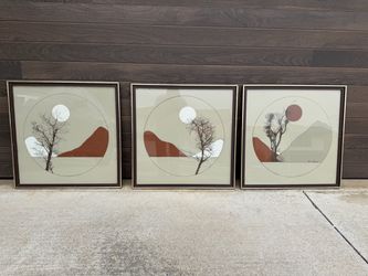 Vintage 1970s Jillian Field Serigraph Prints – Set of 3 – Van Amstel MCM