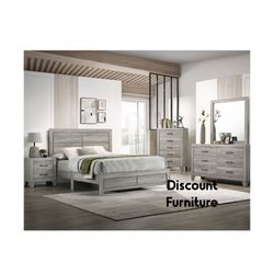 Queen Size 5 Pc Bedroom Set With Mattress 💥