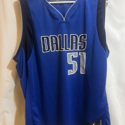 Boban Marjanovic #51 Dallas Mavericks NBA Jersey Size XL Blue Black Used Good Condition $40 Meet Up In Irving @dfwgoods