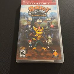 PSP Ratchet And Clank Size Matters