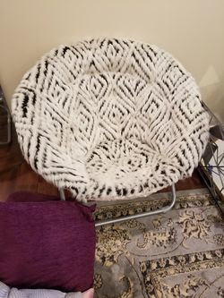 Pottery Barn Faux Fur Chair