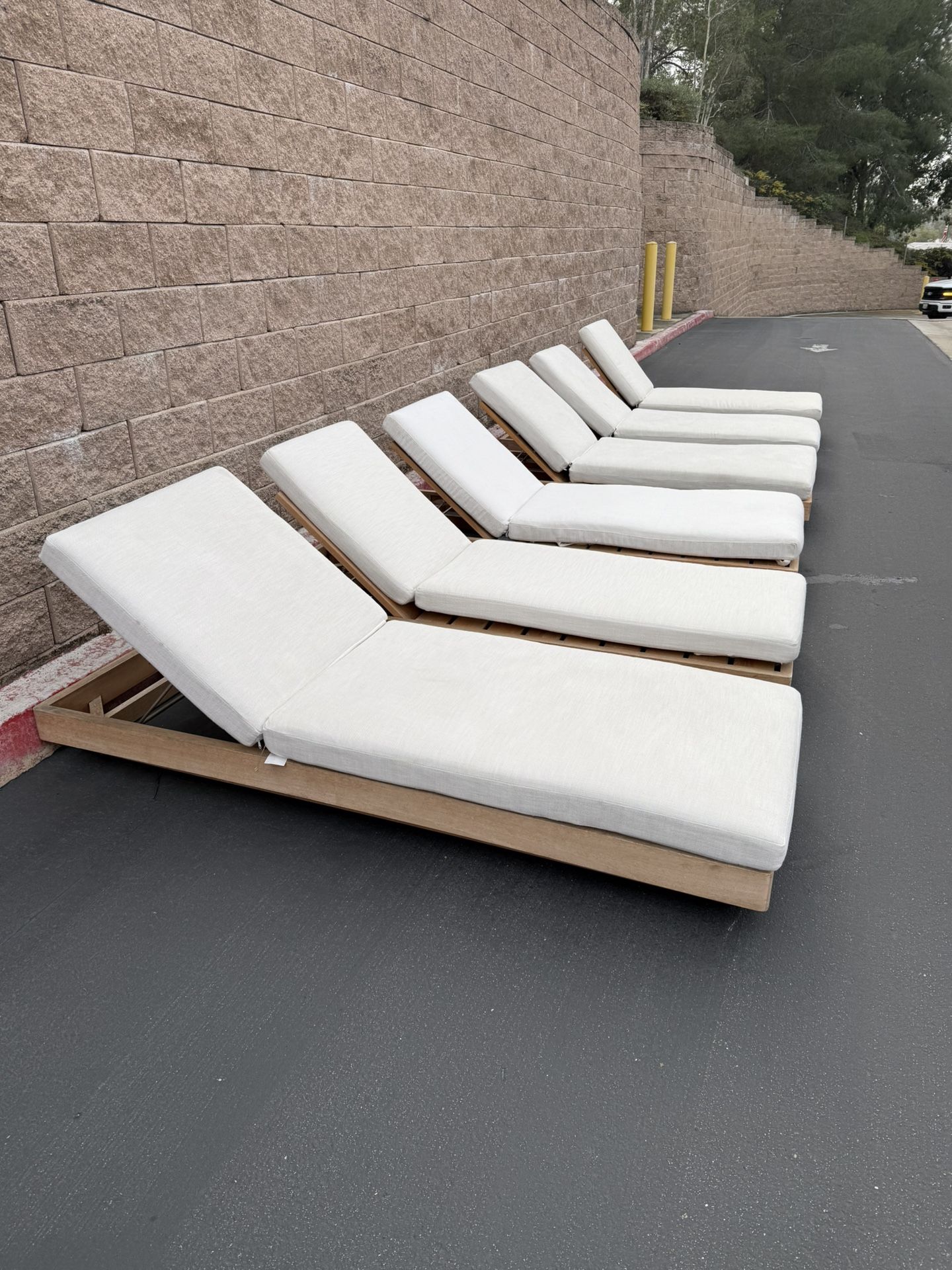 Restoration Hardware Pool Chaises