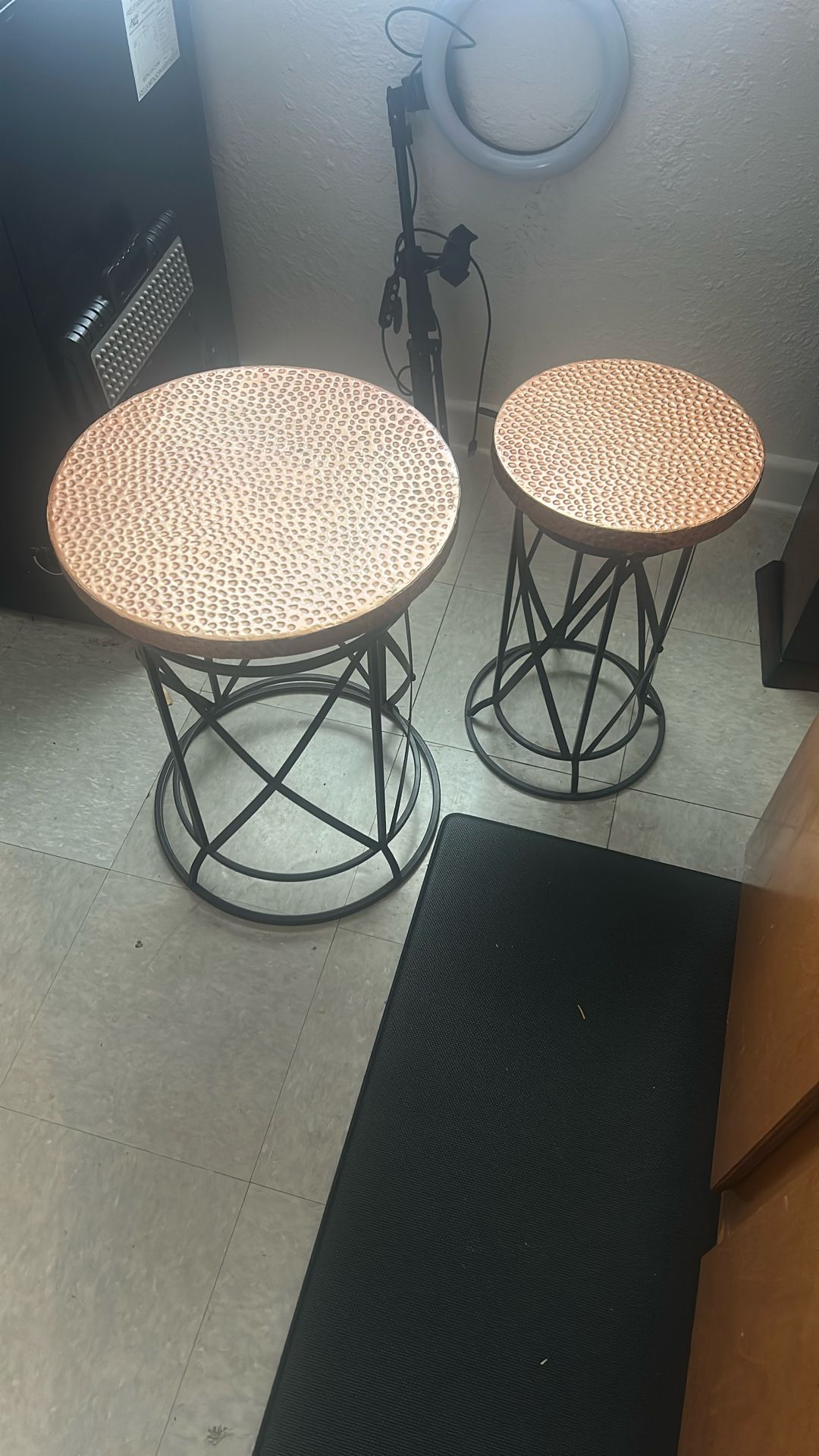 Bronze End Tables