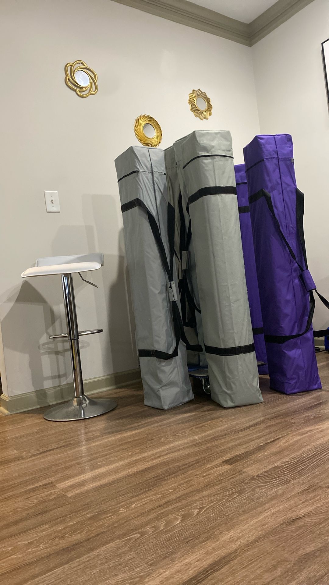 Durable, Strong, King Queen, Royalty, Purple, 10x10 Pop-Up Tent or Light Gray (white) 100 Each