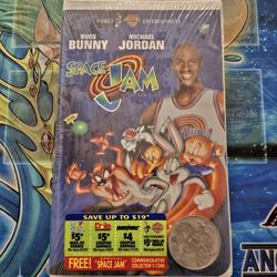 Space Jam SEALED VHS with Coin