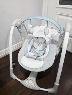 Ingenuity Foldable Portable Musical Baby Swing