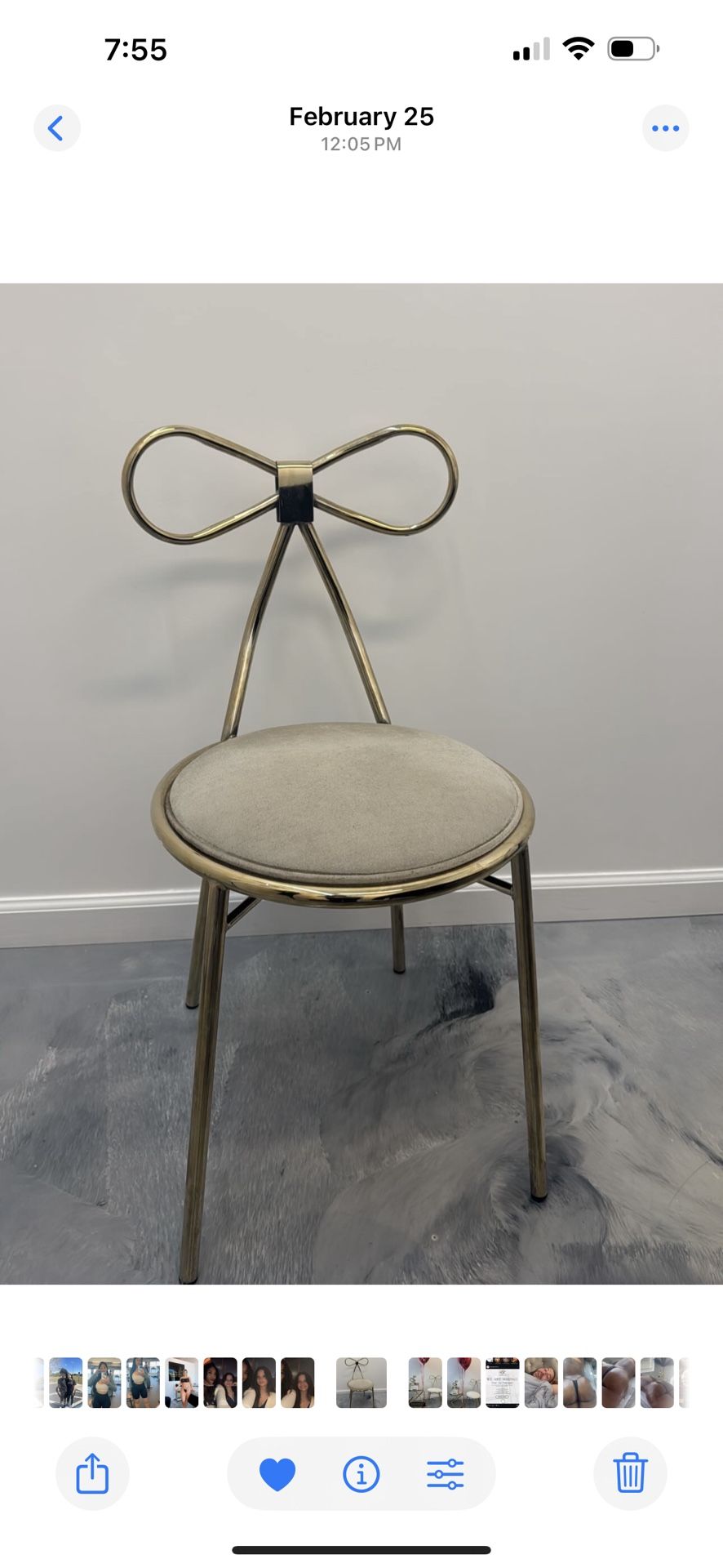 Accent Chair ( Gold) 