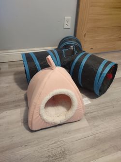 Brand new cat bed house and tunnel for cat
