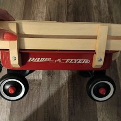 Red Radio Flyer Wagon