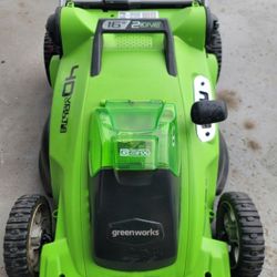 Green works Electric Lawn Mower 