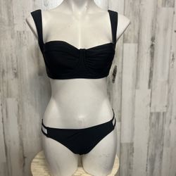 Black Two Piece Bikini 