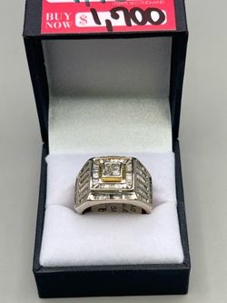 14k MYG Diamond Ring
