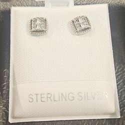 .925 Mexican Silver Stud Earrings 