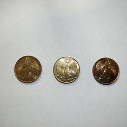 Vintage Guardian Angel Coins (Set Of 3)